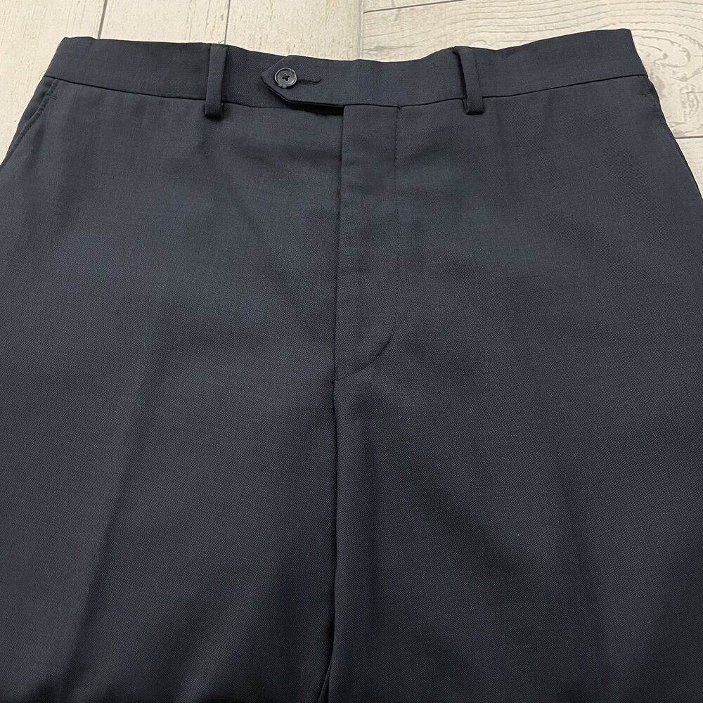 Jos. A. Bank 41L - W30 x L32 Blue 100% Wool 2-Button Single-Vent 2-Piece Suit - Picture 13 of 16